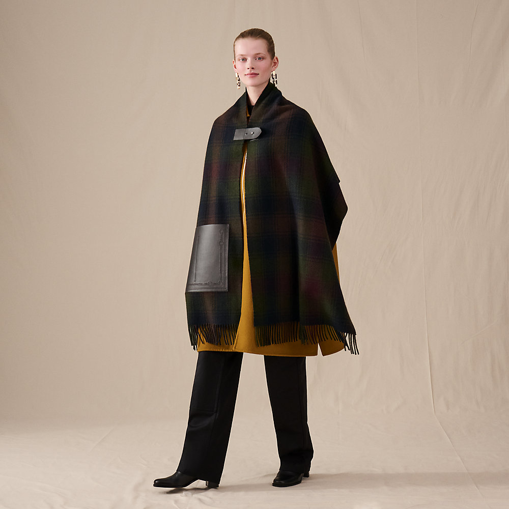 Tartan a Poche Coaching stole | Hermès USA